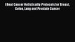 Read I Beat Cancer Holistically: Protocols for Breast Colon Lung and Prostate Cancer PDF Online