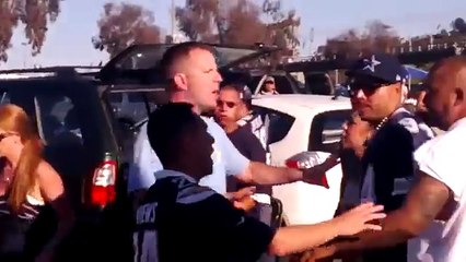 Fight After Cowboys Drunk Bottle Smashing Game