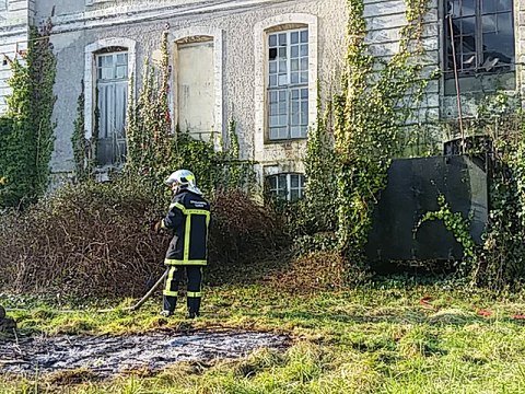 Calvados : le château de Magny-en-Bessin détruit par un incendie