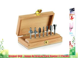 Dremel 660 - Juego De Brocas Para Router (7 Piezas)