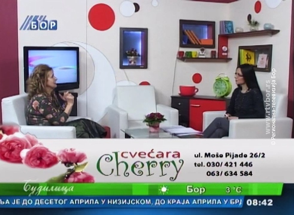 Budilica gostovanje (dr Snežana Čučović), 17. mart 2016. (RTV Bor)