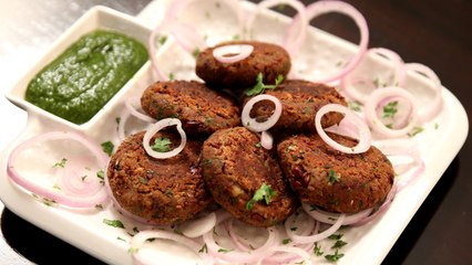 Galauti Kebab - गलौटी कबाब - Vegetarian Starter Snack Recipe In Hindi