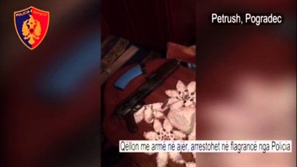 Pogradec - Qëllon në ajër me automatik, arrestohet pas telefonatës së banorëve