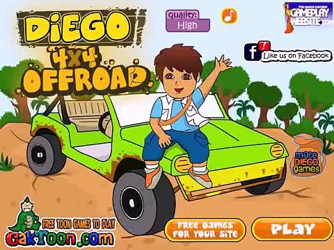 Dora lExploratrice en Francais dessins animés s complet diego games 4x4 offroad 54