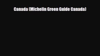 Download Canada (Michelin Green Guide Canada) PDF Book Free