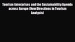 PDF Tourism Enterprises and the Sustainability Agenda across Europe (New Directions in Tourism
