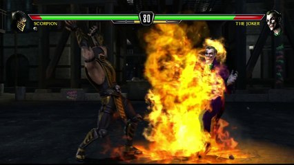 Mortal Kombat VS DC Universe [Xbox 360] - ✪ Scorpion Vs Joker ✪ | Full HD