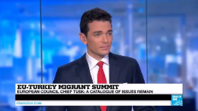 EU-Turkey migrant summit: European council chief Tusk says a catalogue of issues remain
