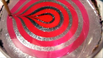 Halloween water marble designs (2 color combos)