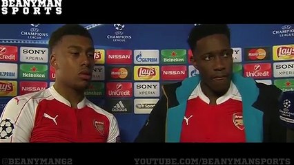 Barcelona 3-1 Arsenal (Agg 5-1) - Danny Welbeck & Alex Iwobi Post Match Interview