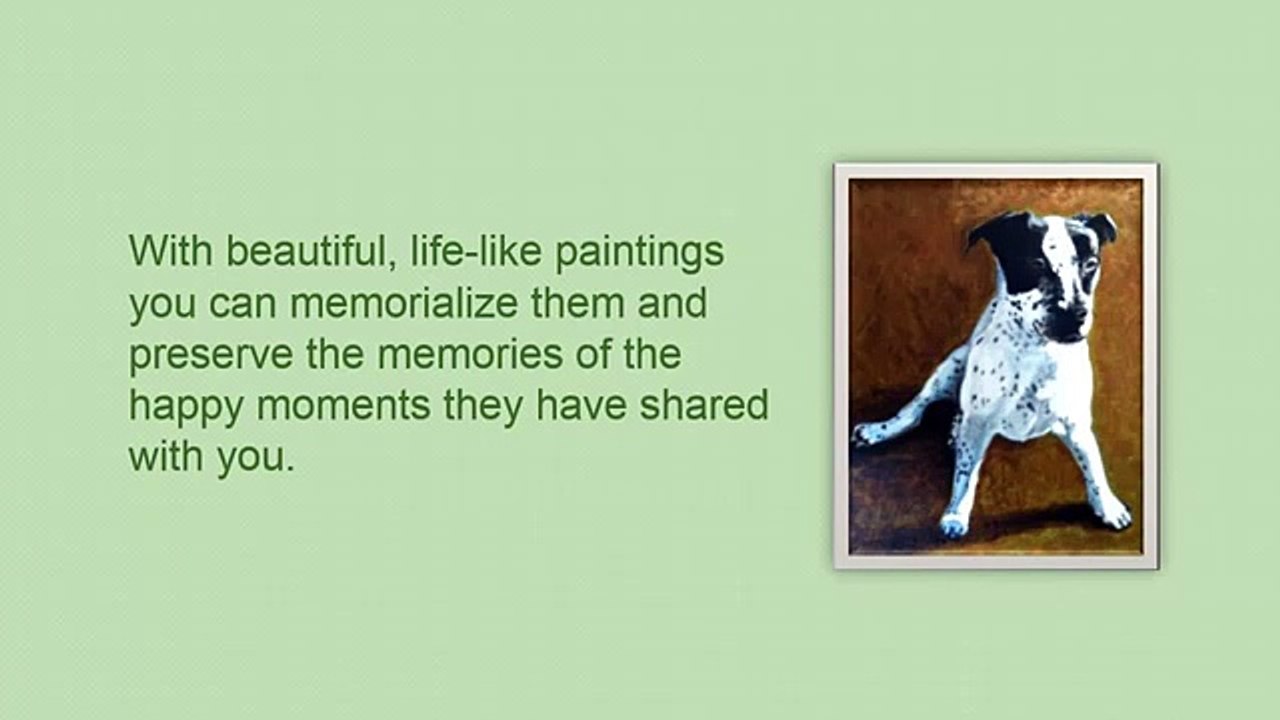 Immortalize Your Pets With A Custom Pet Portrait