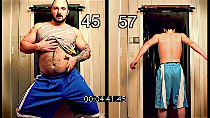 100 Pull Up Challenge -Buff Fat Guy vs Fit Teenager