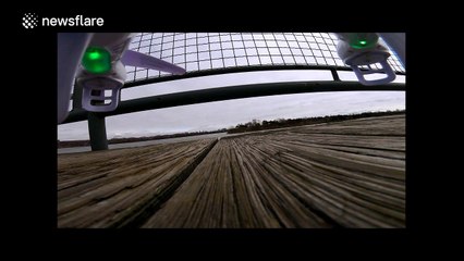 Small drones do not handle wind very well