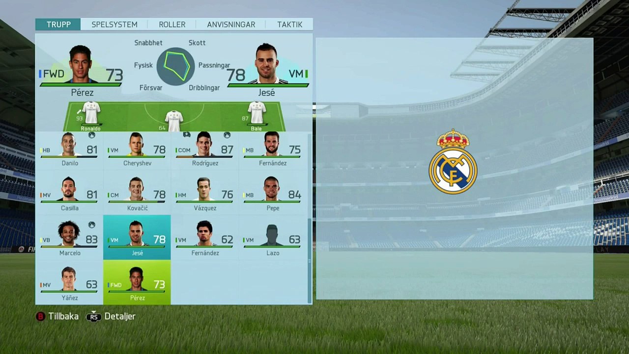 fifa 16    Real Madrid Karrärsläge Episode 3#Mästercupen och starten i ligan