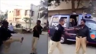 Police Funny Fight with another policemen.. most funny video ever