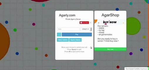 Agar.io Instant Merging Server + Empty Server Agario