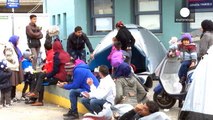 بازدید آنجلینا جولی از اردوگاه پناهجویان در بندر پیره یونان