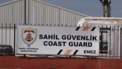 Enez'de Kaçakları Taşıyan Tekne Battı