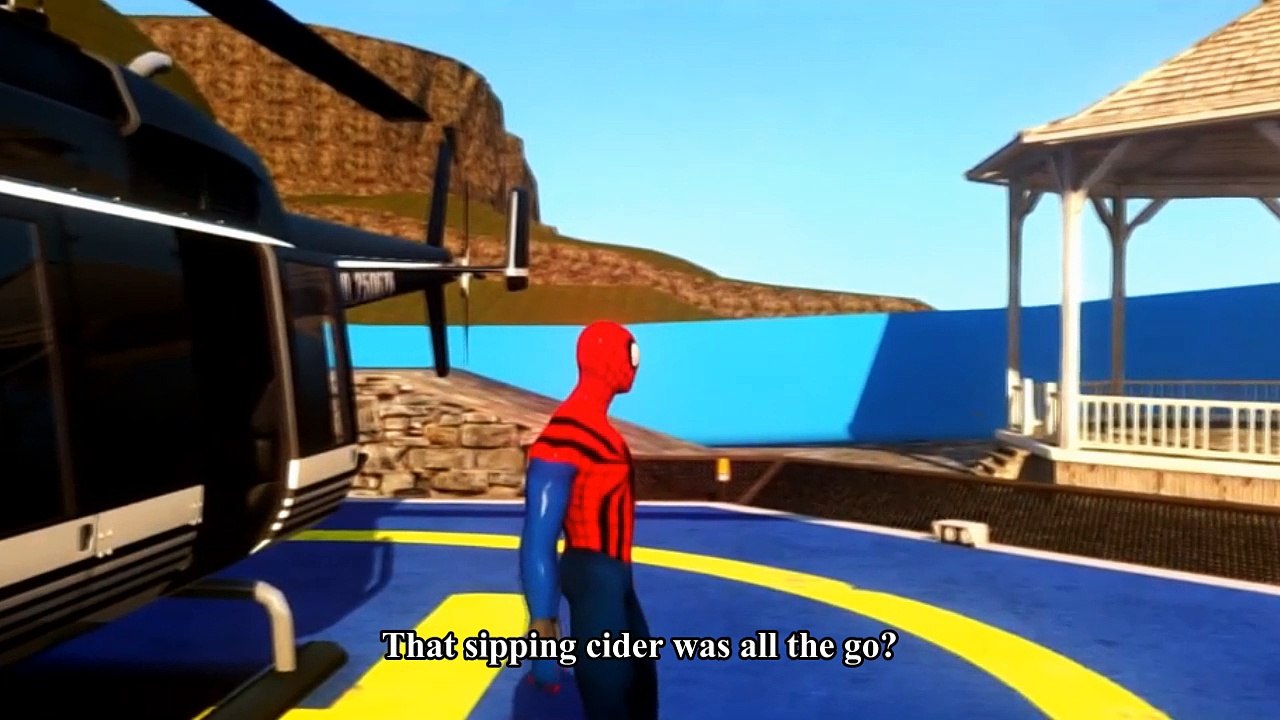 Cars Spiderman Nursery ♪ Sipping Cider Through a Straw ♪ Marvel Comic GREY MCQUEEN CARS