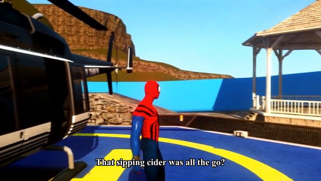 Cars Spiderman Nursery ♪ Sipping Cider Through a Straw ♪ Marvel Comic GREY MCQUEEN CARS
