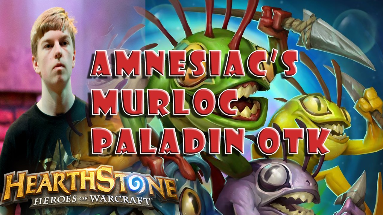 Hearthstone | Amnesiac's Murloc Paladin OTK Deck & Decklist | American Winter Championship 2016
