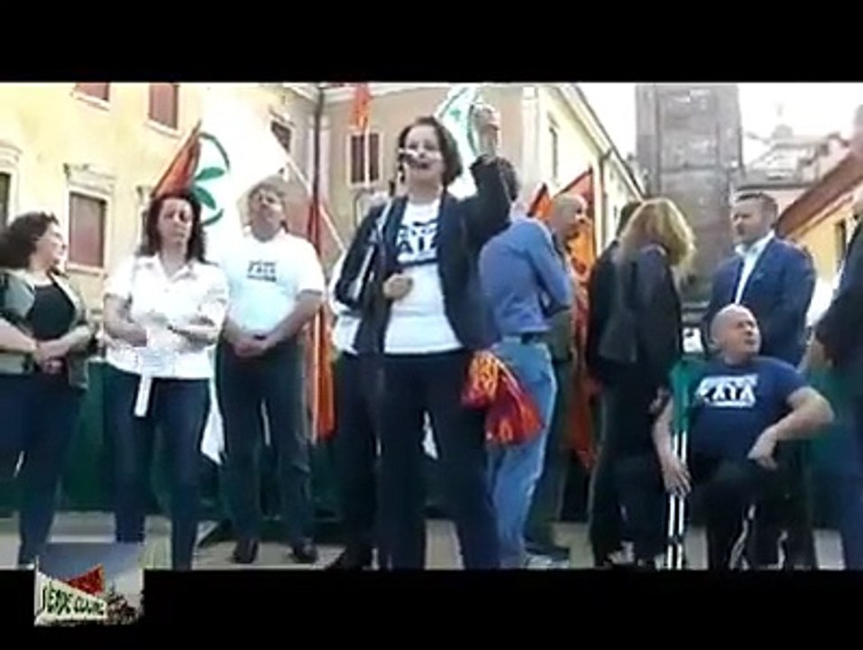 Comizio di fine campagna elettorale a THIENE (VI). SCEGLI ZAIA, VOTA LEGA NORD!