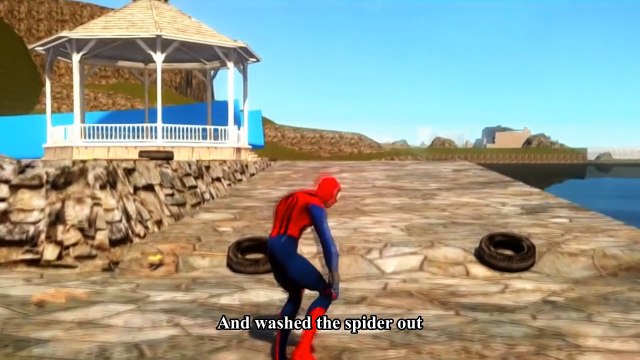 Spiderman Songs Nursery ♪ The Eensy Weensy Spider ♪ GREY CARS Spiderman Marvel HD