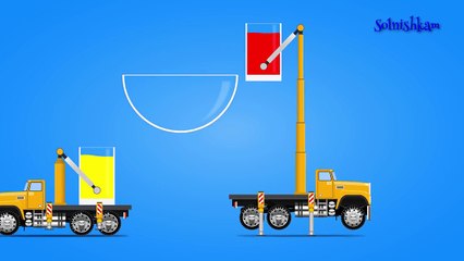 Машинки. Учим цвета. Смешиваем краски. Развивающий мультик.