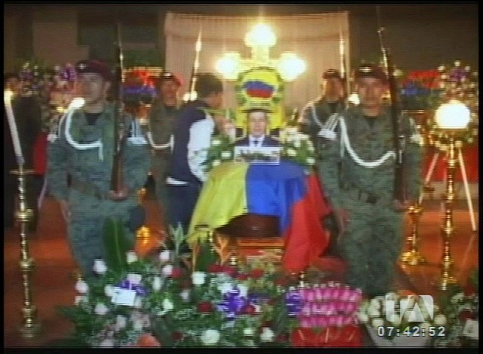 Cuatro militares son velados en Cotopaxi