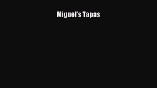 PDF Miguel's Tapas  EBook