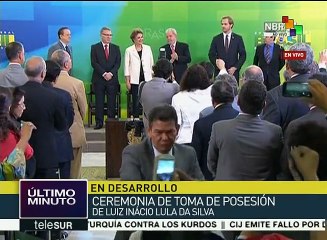 Rousseff encabeza ceremonia de nombramiento de nuevos ministros