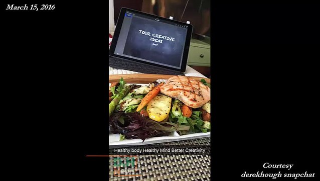 Derek Hough in Nashville - Snapchat posts on March 15-16, 2016