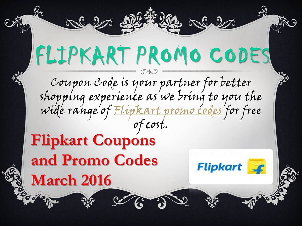 Flipkart Discount Coupons Code
