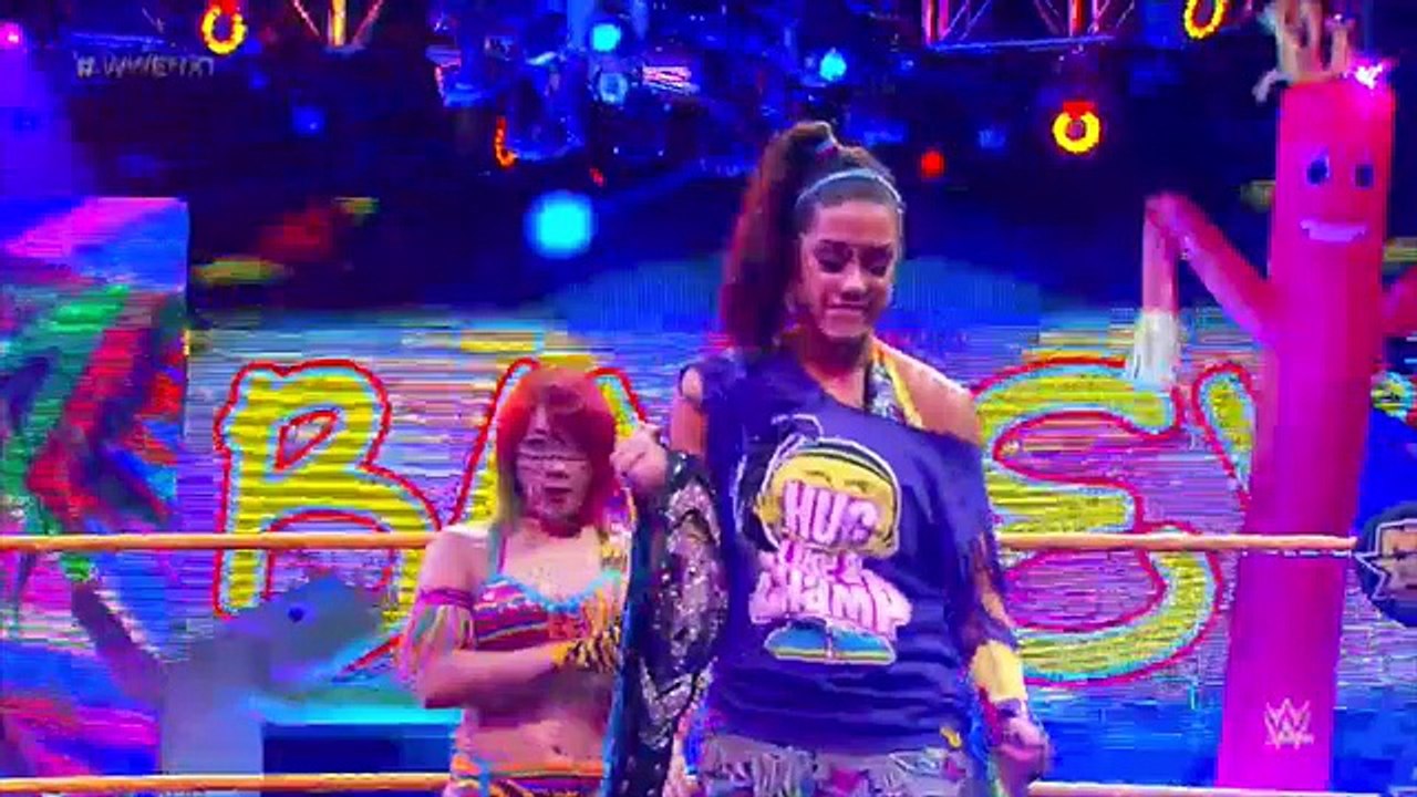 Asuka & Bayley vs. Eva Marie & Nia Jax