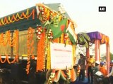 Pradhan flags off goodwill rail consignment of high speed diesel from Siliguri to Bangladesh