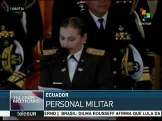 Ecuador despide a los militares fallecidos en accidente aéreo