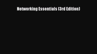 Read Networking Essentials (3rd Edition) Ebook Free
