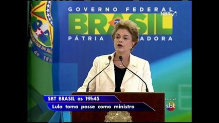 Ex-presidente Lula toma posse como ministro-chefe da Casa Civil