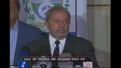 Agora ministro, Lula passa a ter foro privilegiado no STF