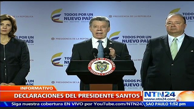 “Colombia no seguirá compareciendo en este asunto ante la CIJ”: presidente Santos sobre demanda limítrofe con Nicaragua