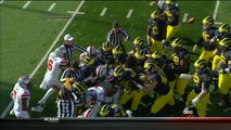Ohio State vs. Michigan -- Huge Brawl, Players Ejected & a Middle Finger Salute