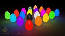 Learn to Count Numbers 1 to 20 with 3D Train Glowing Eggs 123 Surprise for Toddlers [DuckDuckKidsTV]