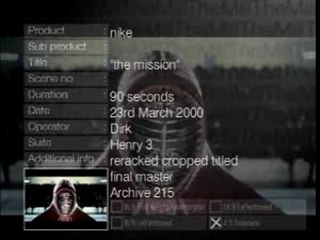 Nike: The Mission [2000] PUBLICIDAD