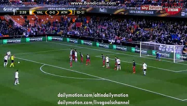 Aritz Aduriz Incredible Chance - Valencia vs Atheltic Club - Europa League - 17.03.2016