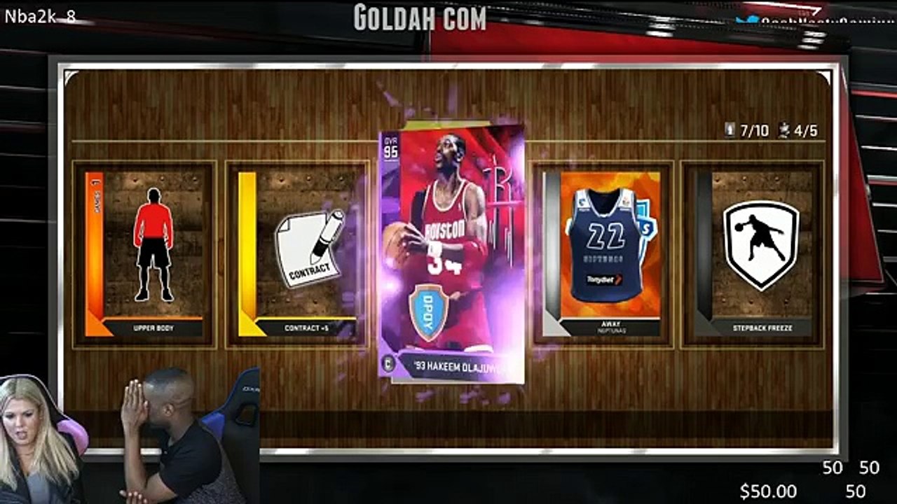 THE BEST FUNNY OF 2016 THE BEST PACK OPENER ON YOUTUBE! 5 Amethyst Pulls! NBA 2k16 MyTeam