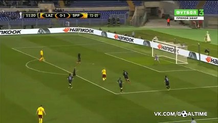 Ladislav Krejci Goal - Lazio 0 - 2 Sparta Prague - 17-03-2016