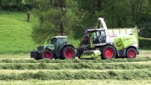 Gras Hakselen 2012 : Claas Jaguar 950 en Fendt 930 van Loonbedrijf Cerfontaine