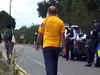 Climate Camp Heathrow - police surveillance