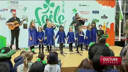 Irish people parade green Chinese dragon in Shanghai - CCTV News - CCTV.com English