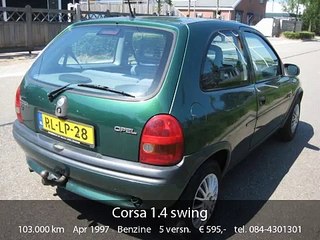 Opel Corsa 1.4 swing (bj 1997)